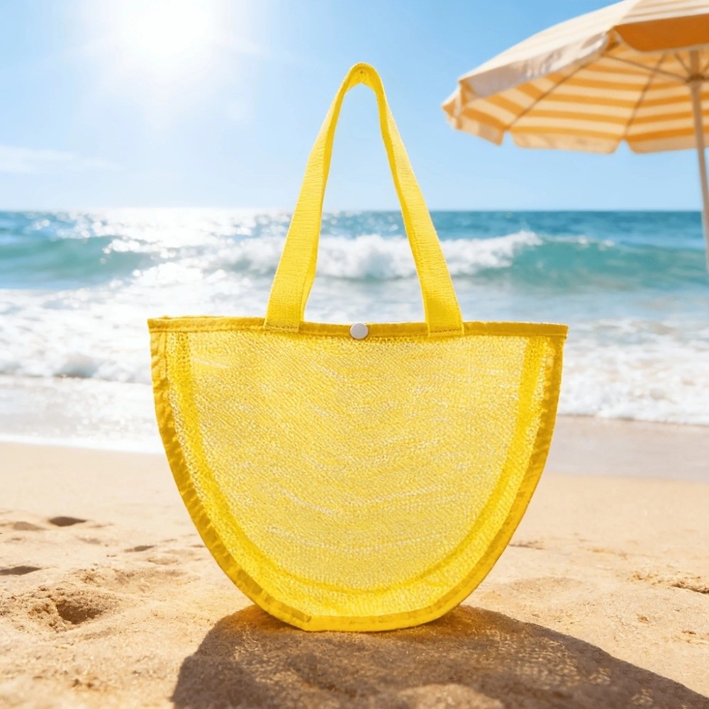 INS Lightweight Solid Color Me - Tote Bag Beach ulasan dan harga
