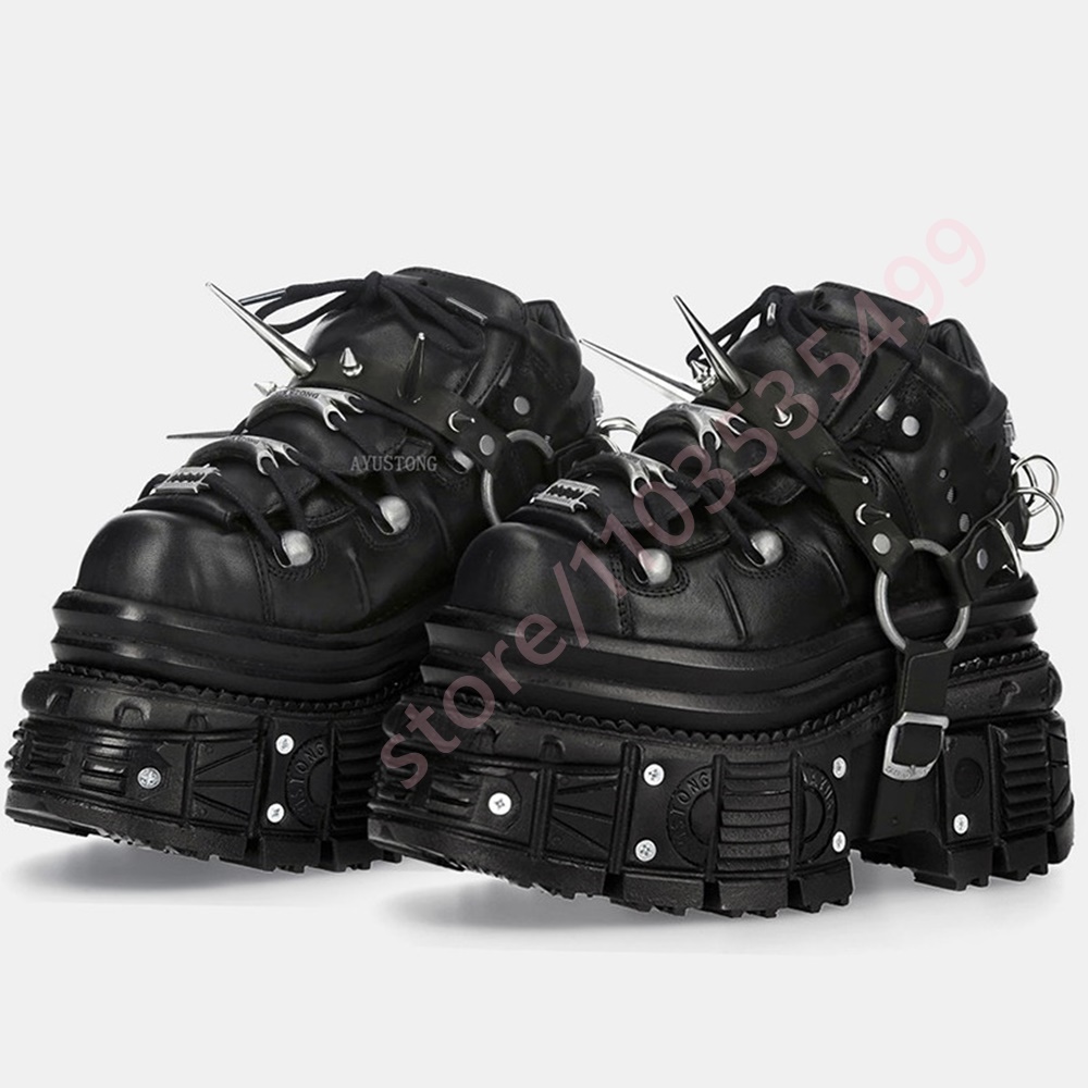 2026 New Black Gothic Punk Pla - Wedge Espadrille Women ulasan dan harga